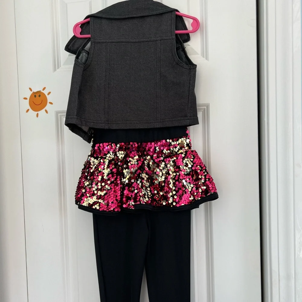 Weissman Hip Hop sparkly Dance costume small
